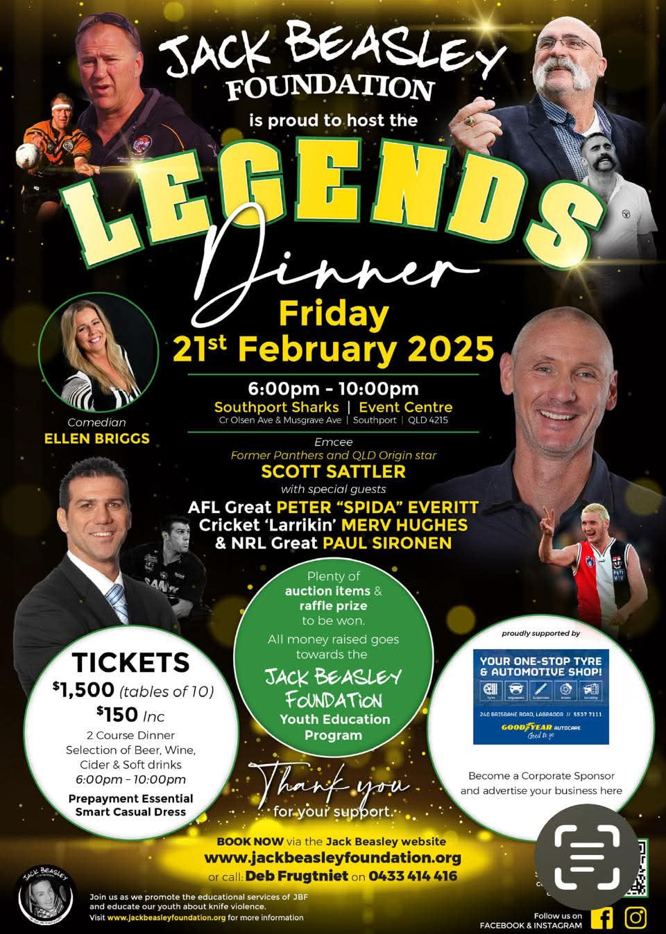 JBF Legends Dinner